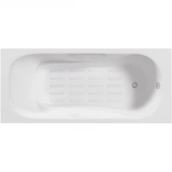Ванна чугунная Delice Malibu DLR230629-AS 160x75 см, с антискользящим покрытием, белый