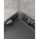 Душевой уголок Cezares Molveno MOLVENO-A-2-90-C-GM-IV 90x90 см, профиль оружейная сталь матовый, стекло прозрачное