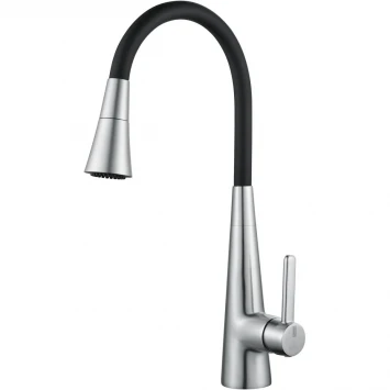 Смеситель для кухни Rose R213L с гибким изливом, сатин