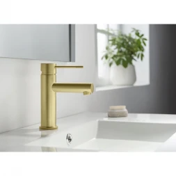 Смеситель для раковины Timo Saona 2361/17F CoolStart, Золото матовый