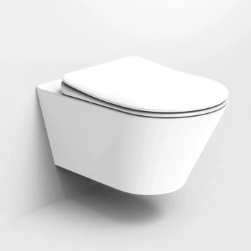 Унитаз подвесной Boheme Avva 972-W безободковый, белый