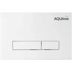 Кнопка смыва AQUAme AQM4103W для инсталляции, белый матовый