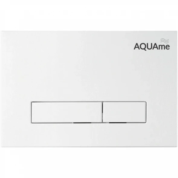 Кнопка смыва AQUAme AQM4103W для инсталляции, белый матовый