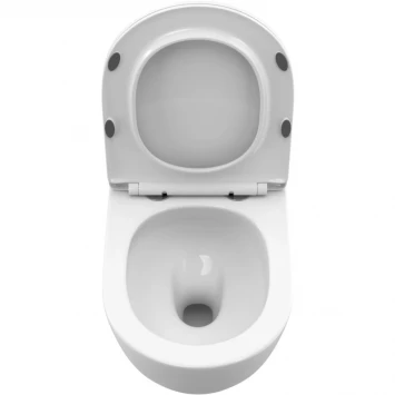 Комплект инсталляция с унитазом BelBagno BB5177CH-TOR/SC/BB026/BB081CR с кнопкой смыва, хром + унитаз подвесной BelBagno Uno безободковый, торнадо, с сиденьем микролифт, белый