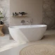 Акриловая ванна BelBagno Uno BB701-1700-750-K 170x75 см, отдельностоящая, белый