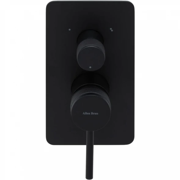 Смеситель для ванны Allen Brau Priority 5.31A11-31 встраиваемый, черный матовый