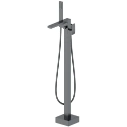 Смеситель напольный для ванны Wonzon & Woghand Fit WW-88649009-BGM темный графит матовый