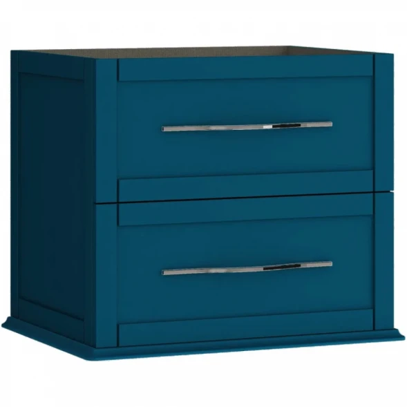 Тумба под раковину Cezares Tiffany 54947 63,8 см, подвесная, Blu Petrolio