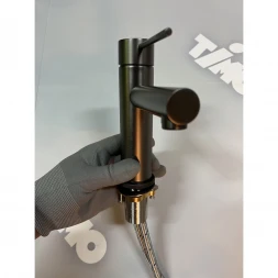 Смеситель для раковины Timo Saona 2361/18F CoolStart, вороненая сталь