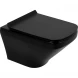 Комплект инсталляция с унитазом BelBagno Prospero BB3201CHR-MB/BB3201SC-MB/BB002-80/BB007-PR-NERO.M с кнопкой смыва,черный матовый + унитаз подвесной BelBagno Sela безободковый, с сиденьем микролифт, черный матовый