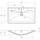 Раковина 80x45,5 см BelBagno BB800/455-LV-MR-ALR
