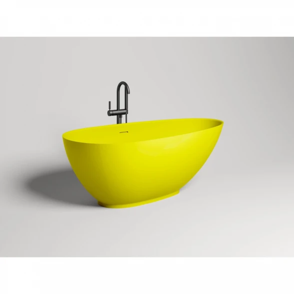 Ванна из литьевого мрамора Salini S-Sense Paola Classic 101511GF 160x77 см, отдельностоящая, покраска по RAL глянец полностью