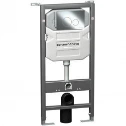 Комплект подвесной унитаз Ceramica Nova Metropol CN4002MB + система инсталляции Ceramica Nova Envision Round CN1001CH + CN1000