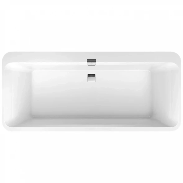 Квариловая ванна 180x80 см альпийский белый Villeroy &amp; Boch Squaro Edge 12 UBQ180SQE7DV-01