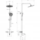 Душевая система Wonzon &amp; Woghand Capsule WW-B3031-A2-MB 255 мм, с термостатом, черный матовый