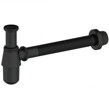 Сифон для раковины Wonzon &amp; Woghand WW-88SS102-MB 1 1/4"-32, черный матовый