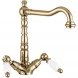 Смеситель для раковины Emmevi Deco Ceramic 121613/BR с донным клапаном, бронза