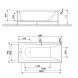 Акриловая ванна 169,5x75 см AM.PM Spirit W72A-170-075W-A2