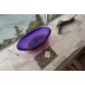 Ванна из полиэфирной смолы Abber Kristall AT9702Amethyst 180x85 см, отдельностоящая, фиолетовый