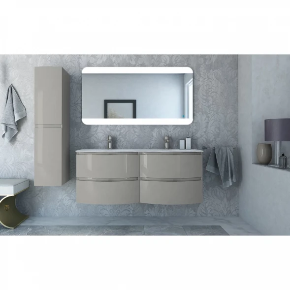 Пенал Cezares Vague 54857 подвесной L/R, Grigio Lucido