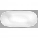 Ванна из литьевого мрамора Whitecross Onyx C 0206.160075.100 160x75 см, отдельностоящая, белый глянец