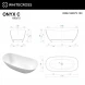 Ванна из литьевого мрамора Whitecross Onyx C 0206.160075.100 160x75 см, отдельностоящая, белый глянец