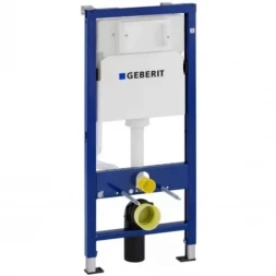 Инсталляция для унитаза Geberit DuofixBasic Delta50 458.103.00.1 + 115.135.21.1 с кнопкой смыва, хром