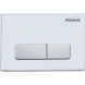 Кнопка смыва AQUAme AQM4104W хром/белый матовый/хром