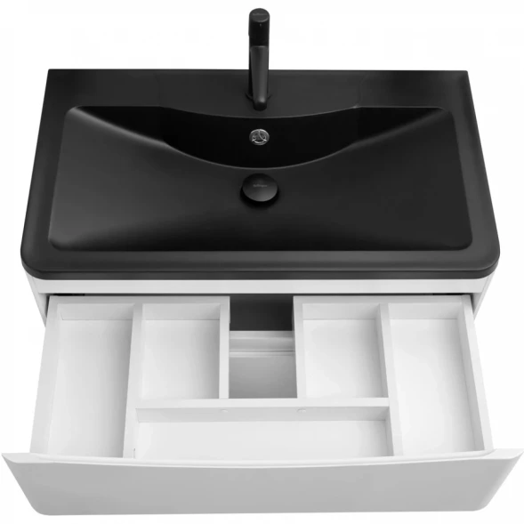 Тумба Bianco Lucido 79,6 см BelBagno Acqua ACQUA-800-2C-SO-BL