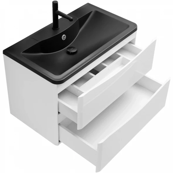 Тумба Bianco Lucido 79,6 см BelBagno Acqua ACQUA-800-2C-SO-BL