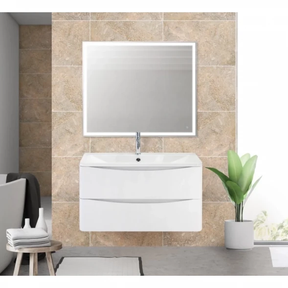 Тумба Bianco Lucido 79,6 см BelBagno Acqua ACQUA-800-2C-SO-BL