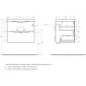 Тумба Rovere Nature 64,6 см BelBagno Marino MARINO-650-2C-SO-RN-P