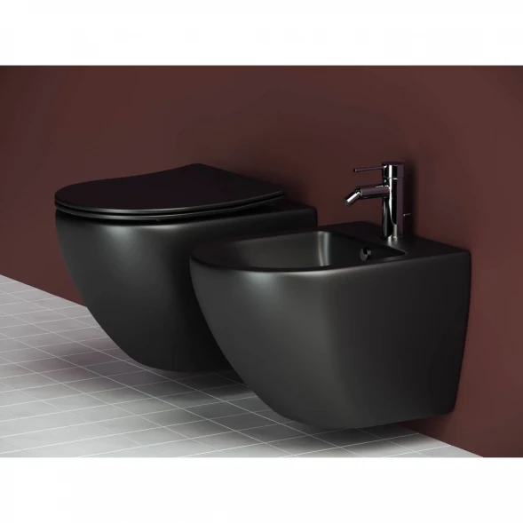 Комплект подвесной унитаз Ceramica Nova Metropol CN4002MB + система инсталляции Ceramica Nova Envision Flat CN1002B + CN1000