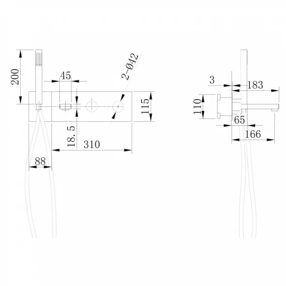Смеситель для ванны CoolStart Abber Rund AF8730