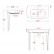 Раковина 90x50 см Artceram Civitas CIL002 01 00 bi*1