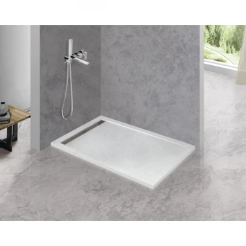 Душевой поддон из литьевого мрамора 120x70 см Cezares TRAY-AS-AH-120/70-30-W