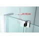 Душевой уголок 80-90x80-90 см Cezares SLIDER-A-2-80/90-C-Cr прозрачное