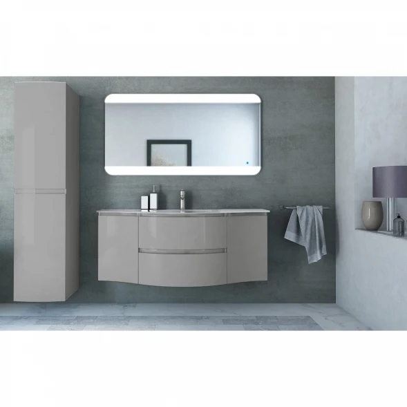 Пенал Cezares Vague 54858 подвесной L/R, Grigio Lucido