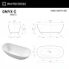Ванна из литьевого мрамора Whitecross Onyx C 0206.160075.200 160x75 см, отдельностоящая, белый матовый