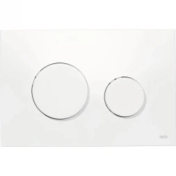 Инсталляция для унитаза Tece TECEloop 9300302 + 9200010 + 9380014 + 9240600 с кнопкой смыва, белый
