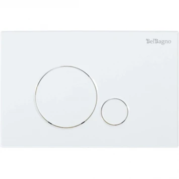 Комплект инсталляция с унитазом BelBagno Sfera BB046CHR/BB2111SC/BB002-80/BB014-SR-BIANCO с кнопкой смыва, белый + унитаз подвесной BelBagno Sfera-R безободковый, с сиденьем микролифт, белый