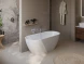 Акриловая ванна BelBagno Uno BB701-1400-720-K 140x72 см, отдельностоящая, белый