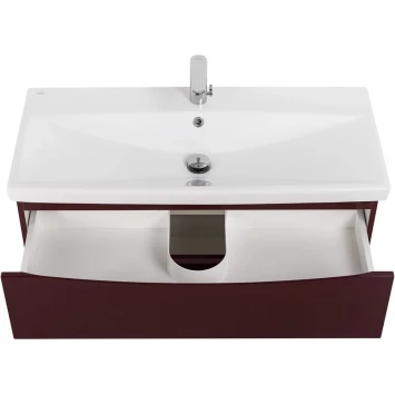 Тумба Bordo Lucido 96,4 см BelBagno Marino MARINO-CER-1000-2C-SO-BRDL-P
