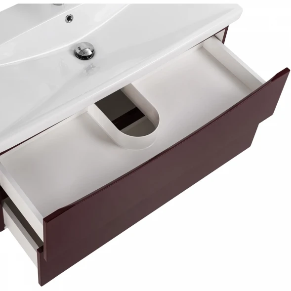 Тумба Bordo Lucido 96,4 см BelBagno Marino MARINO-CER-1000-2C-SO-BRDL-P