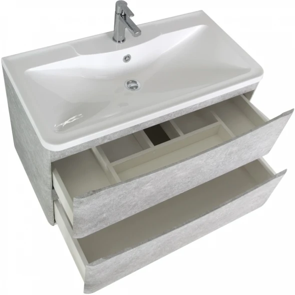 Тумба Cemento Verona Grigio 79,6 см BelBagno Acqua ACQUA-800-2C-SO-CVG