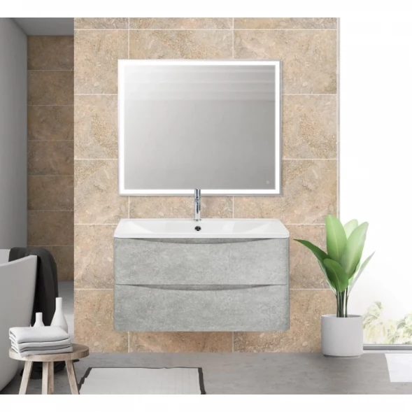 Тумба Cemento Verona Grigio 79,6 см BelBagno Acqua ACQUA-800-2C-SO-CVG
