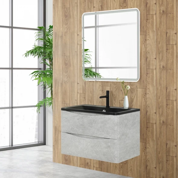Тумба Cemento Verona Grigio 79,6 см BelBagno Acqua ACQUA-800-2C-SO-CVG