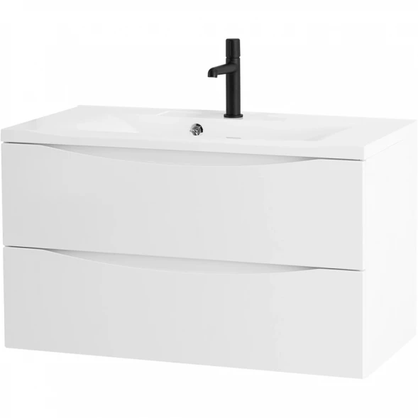 Тумба Bianco Lucido 99,6 см BelBagno Marino MARINO-1000-2C-SO-BL-P