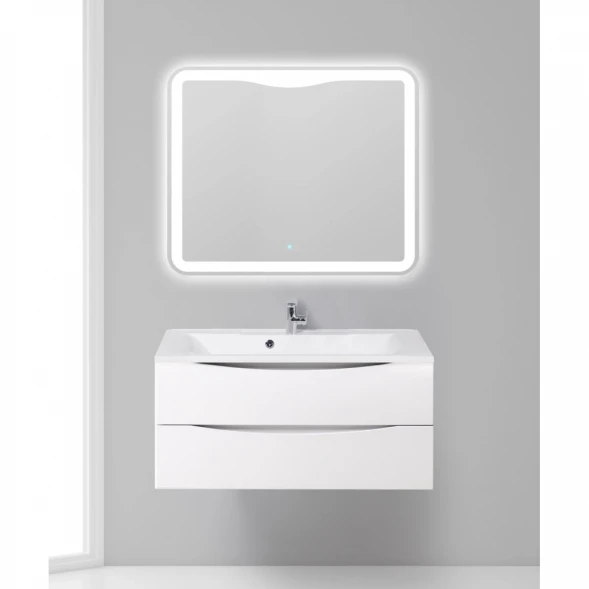 Тумба Bianco Lucido 99,6 см BelBagno Marino MARINO-1000-2C-SO-BL-P