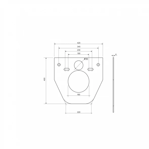 Комплект подвесной унитаз Ceramica Nova Metropol CN4002MB + система инсталляции Ceramica Nova Envision Flat CN1002CH + CN1000